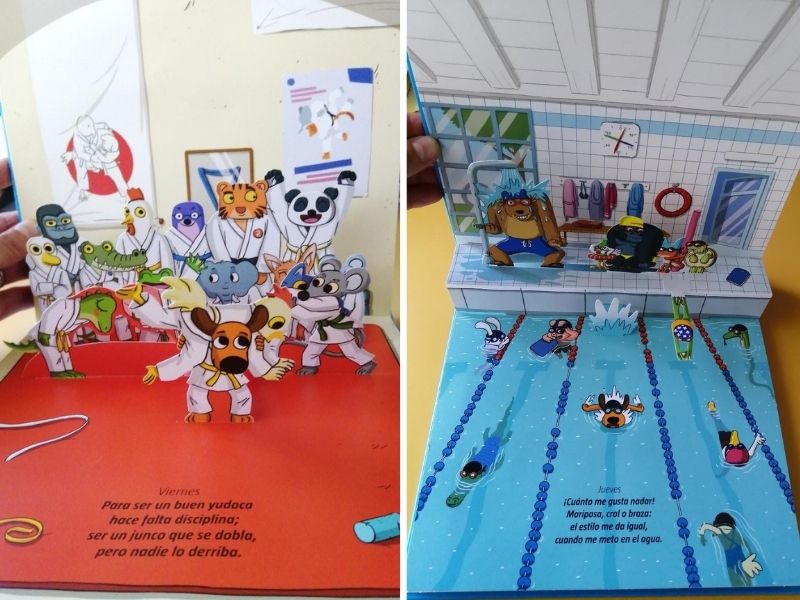 Sports. Libro infantil sobre deportes con pop-ups para pequeños lectores