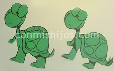 Manualidades para niños. Animales de papel. Paso 1