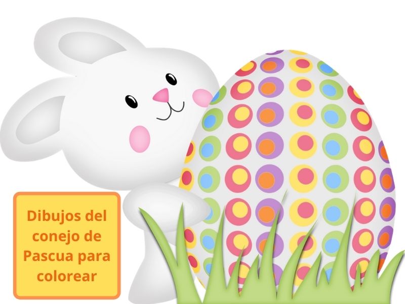 14 originales dibujos de conejo de Pascua para colorear