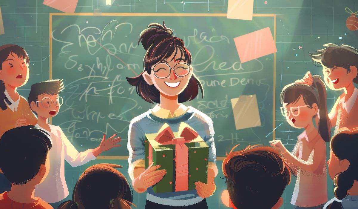 Manualidades para los profesores en fin de curso