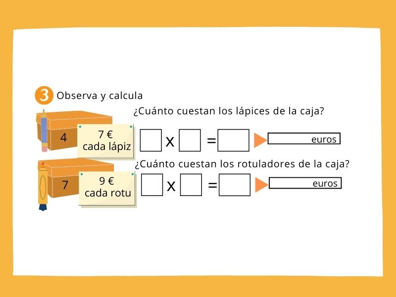 tabla del 7 para niños de segundo de primaria
