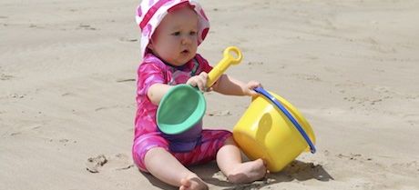 En la escuela de la playa