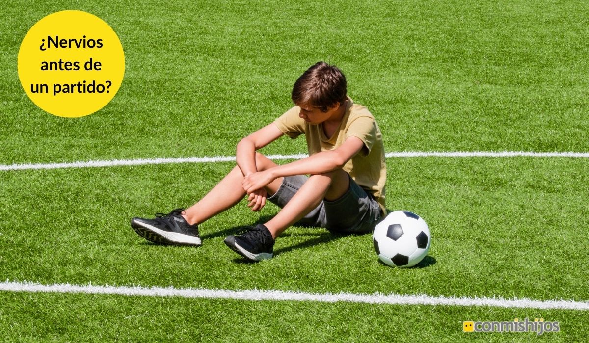 ¿Tu hijo siente demasiada presión antes de un partido?