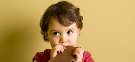 Niños y chocolate