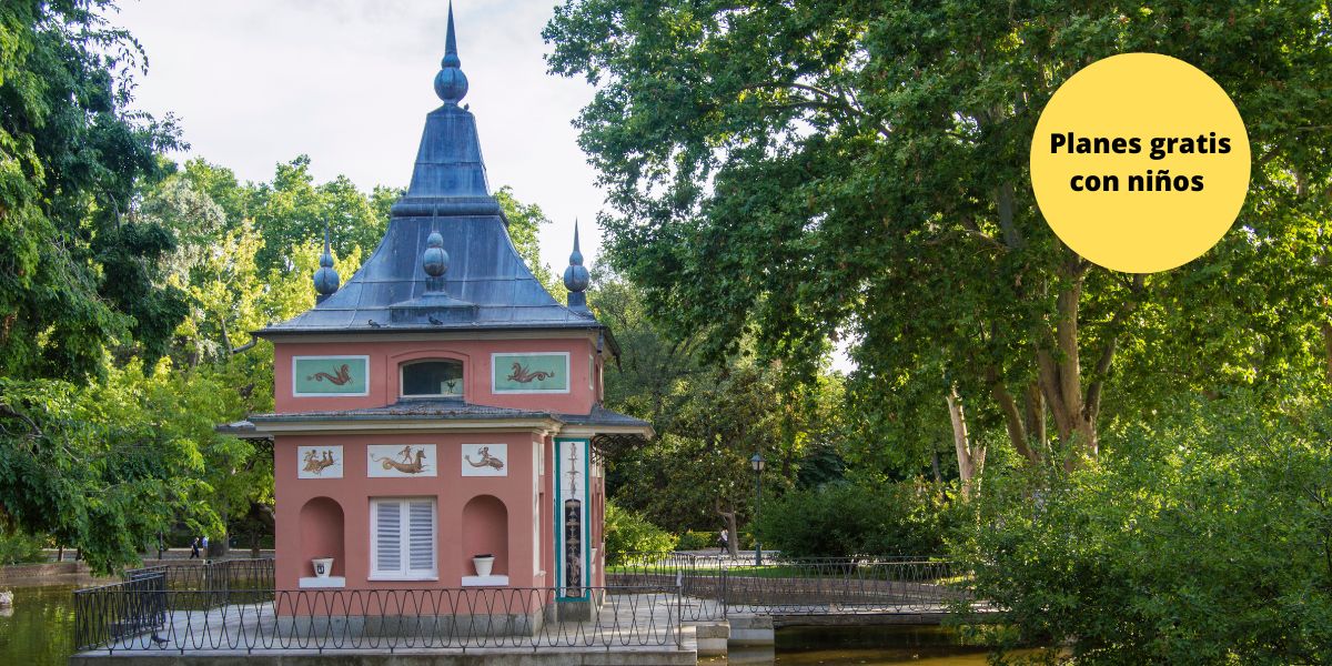 Parque de Capricho en Madrid con niños