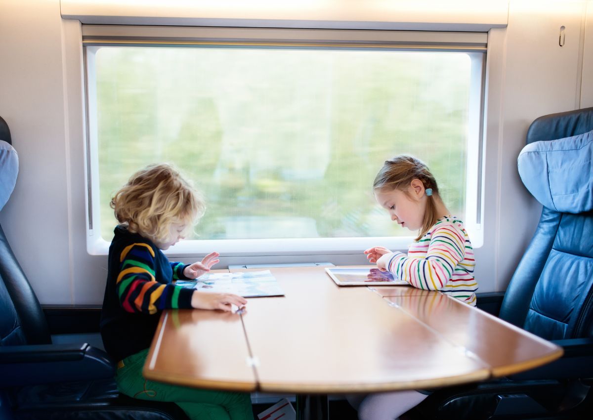 viajar en tren con niños