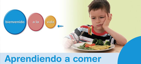 Aplicación Bienvenido a la vida Aprendiendo a comer para padres y niños