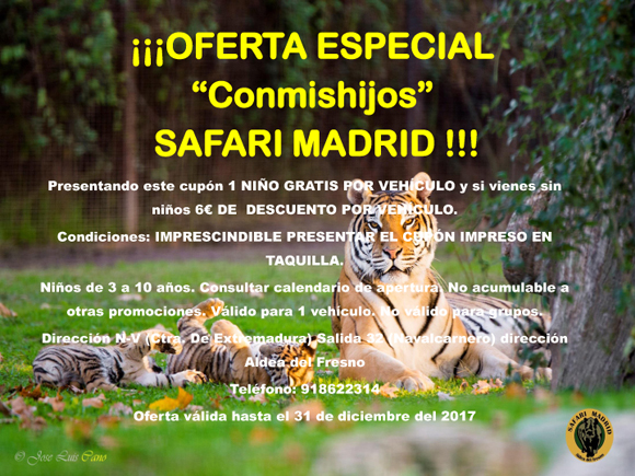 descuentos safari madrid