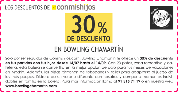 Descuentos Bowling Chamartin