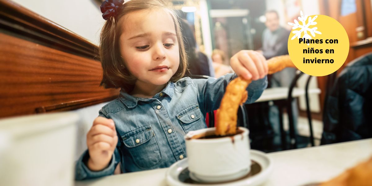 Chocolate con churros en Madrid con niños