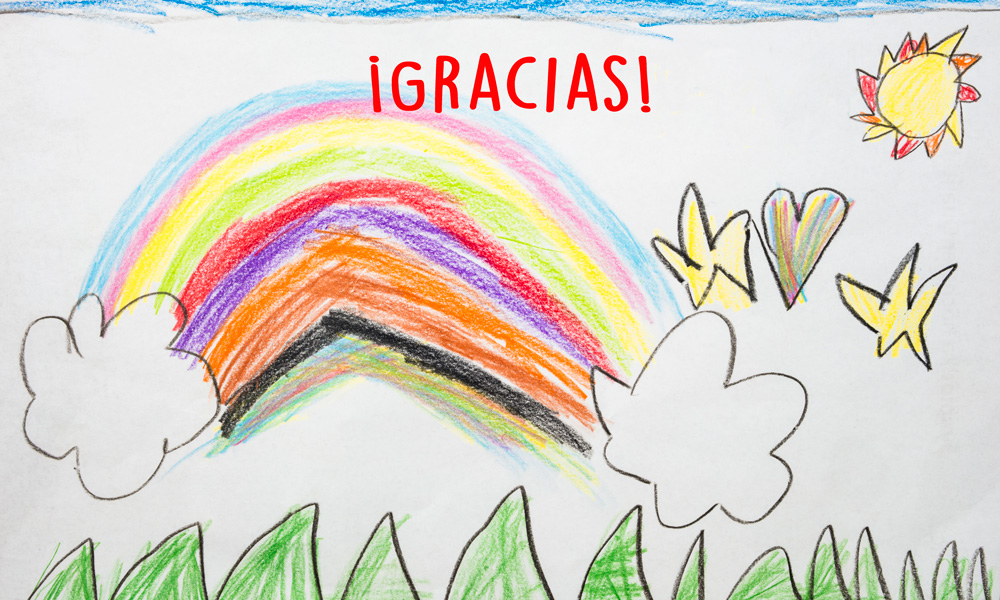 Gracias!: Dibujos infantiles solidarios para los héroes del ...