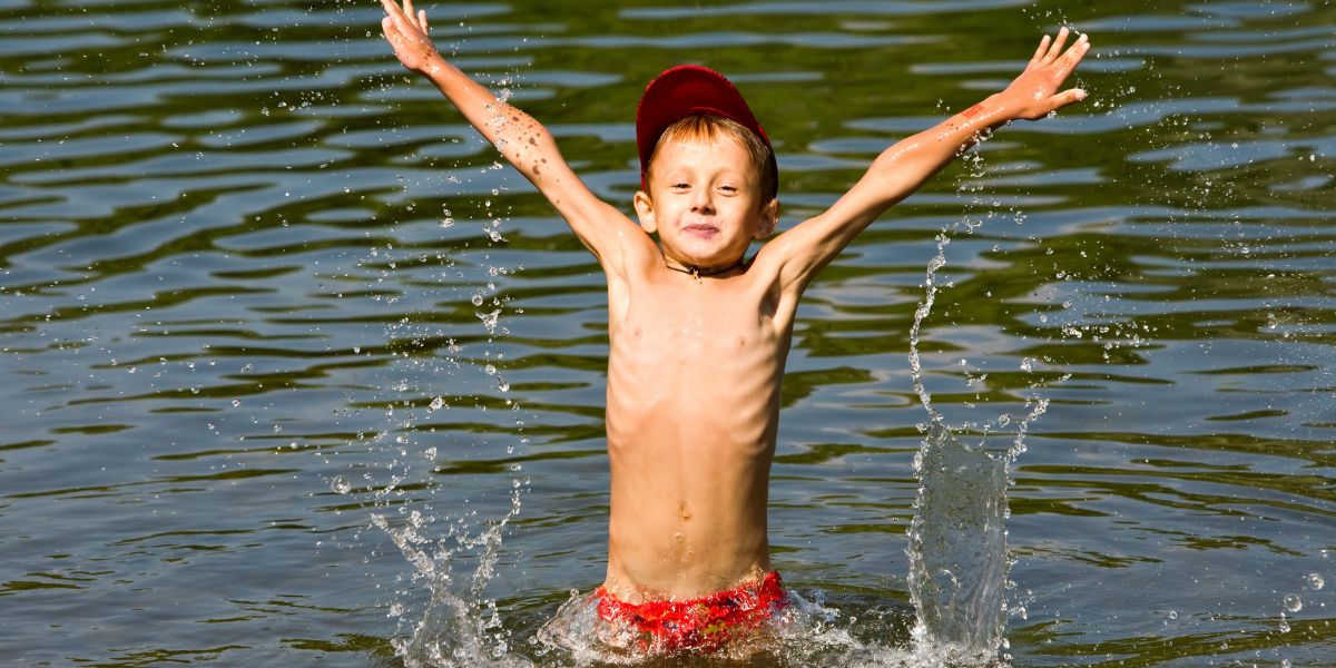 embalse Búbal en huesca con niños