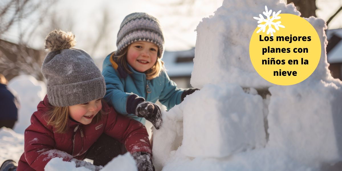 Construir iglús con niños en España