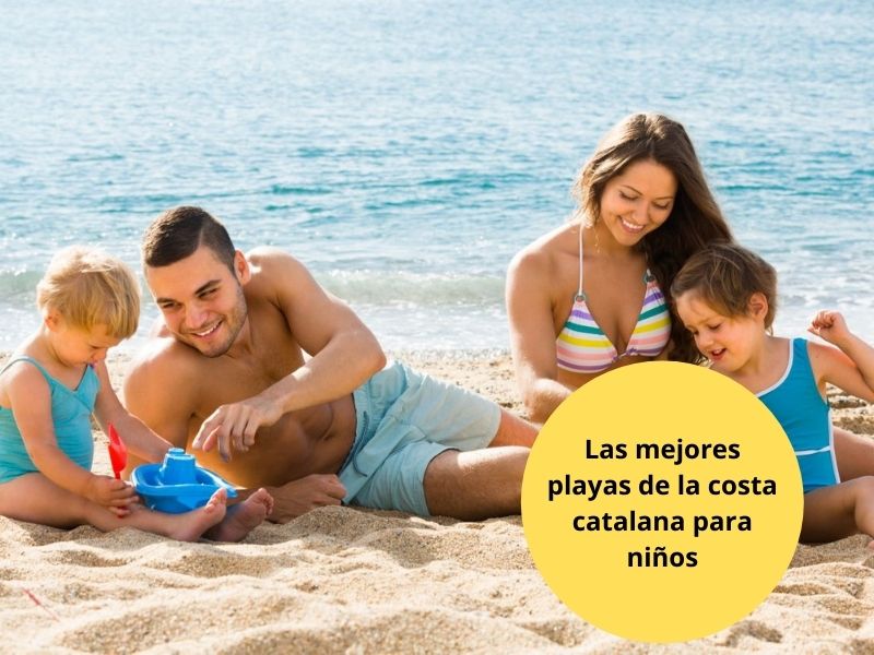 las mejores playas de la costa catalana para niños