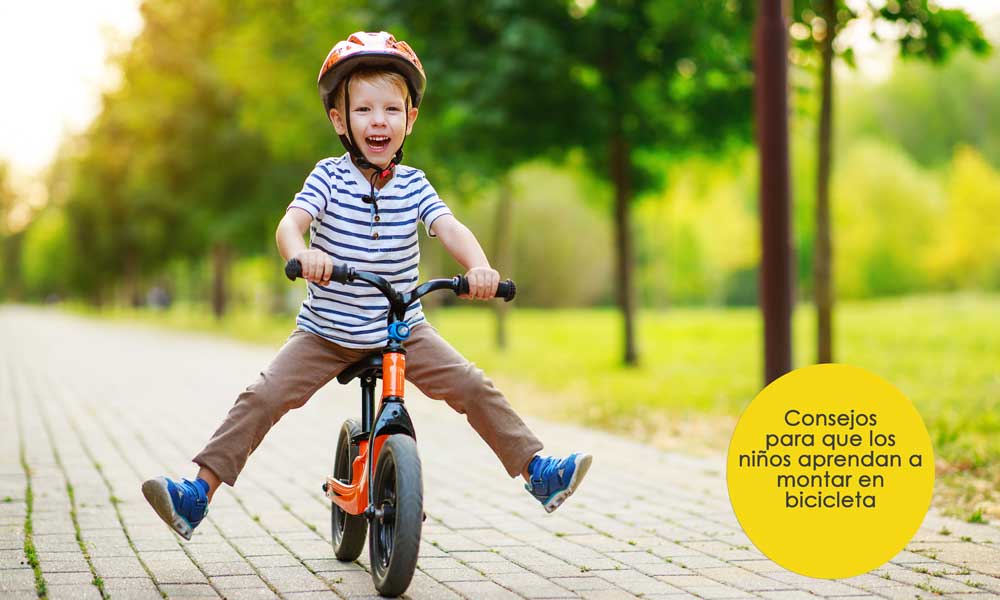 consejos para montar en bicicleta en la infancia