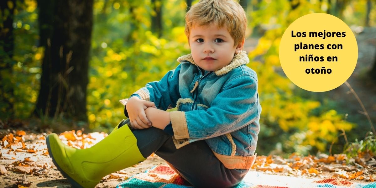 planes en otoño con niños
