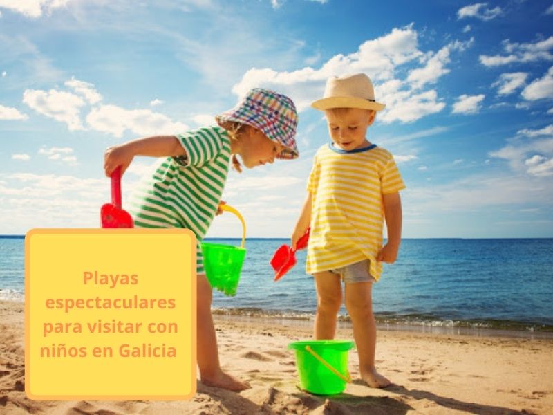 playas espectaculares para visitar con niños en Galicia