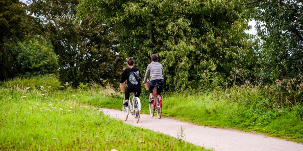 ruta de la vía verde del Tajuña en bicicleta