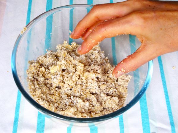 Receta crumble de salmón paso 5