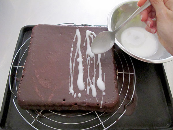 Receta infantil de bocaditos de chocolate y castañas para Navidad paso 13