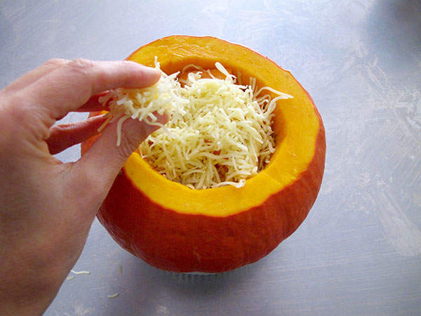 Receta infantil de calabaza gratinada para Halloween paso 10