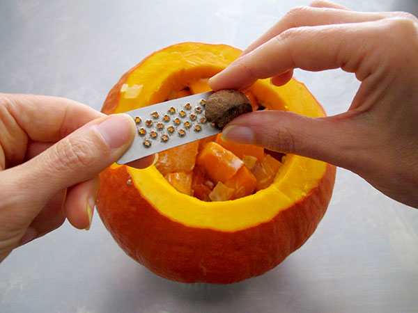 Receta infantil de calabaza gratinada para Halloween paso 9