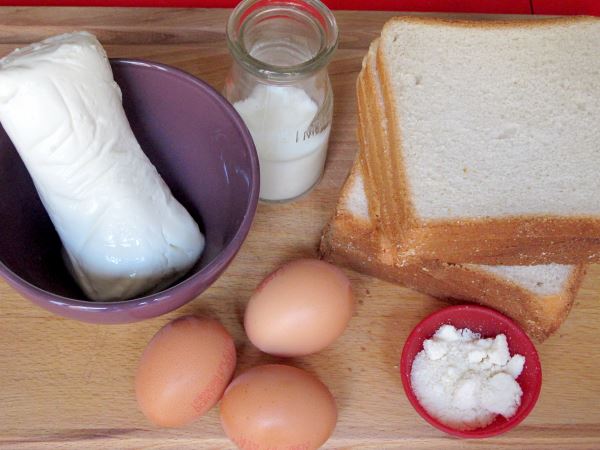 Receta infantil de crujientes de mozzarella paso 1