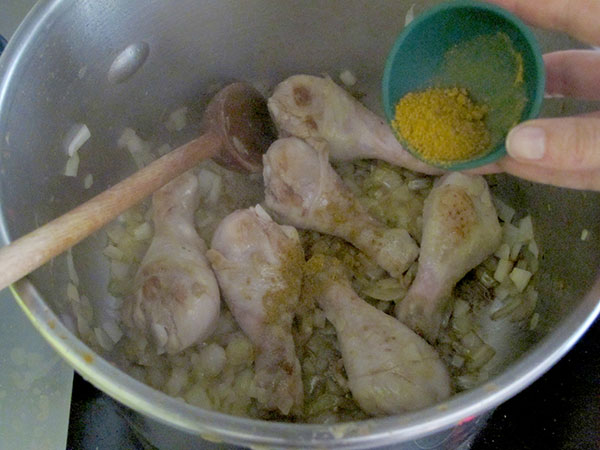 Receta infantil de cuscús casero con pollo y verduras paso 8