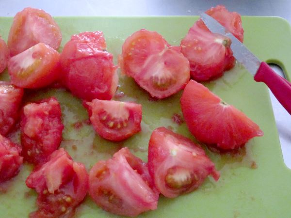 Receta infantil de gazpacho casero paso 4