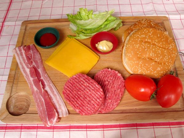 Receta infantil de hamburguesas paso 1