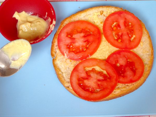 Receta infantil de hamburguesas paso 5