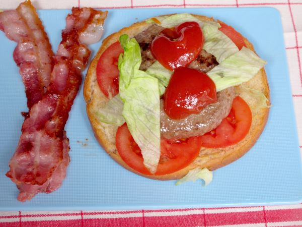 Receta infantil de hamburguesas paso 6