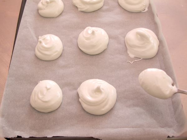 Receta infantil de merengue paso 5