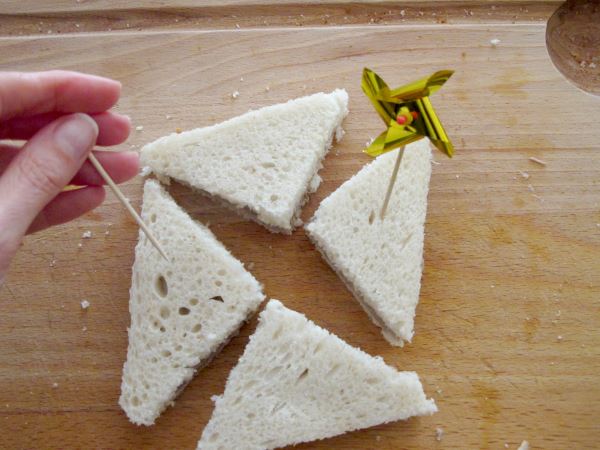 Receta infantil mini sandwiches cumpleaños paso 52