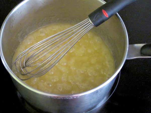 Receta infantil de palomitas caseras con caramelo paso 5