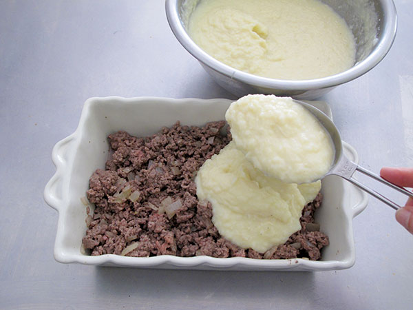 Receta infantil de pastel de carne picada y puré de patatas paso 17