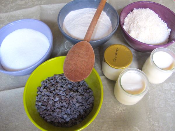 Receta infantil de pastel facil y rapido paso 1