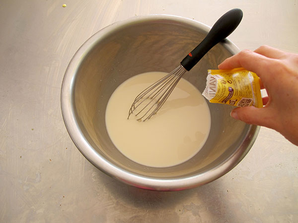Receta infantil de pudding ingles casero paso 4