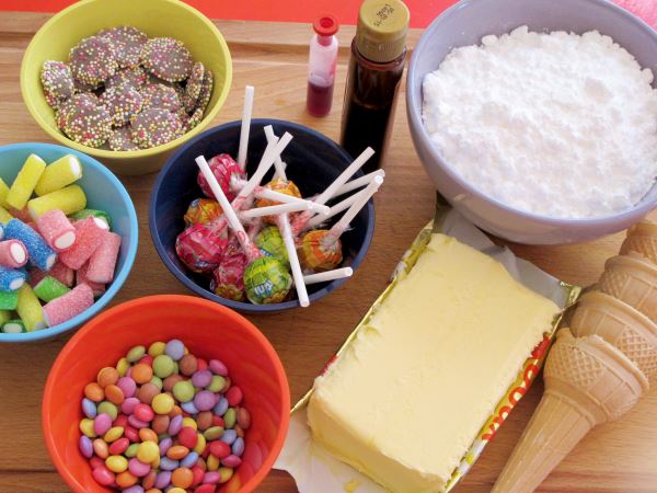 Receta infantil de tarta con forma de castillo paso 1 bis