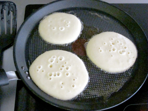 Receta infantil de tortitas paso 4