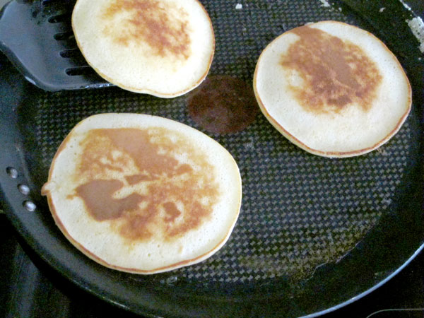 Receta infantil de tortitas paso 5