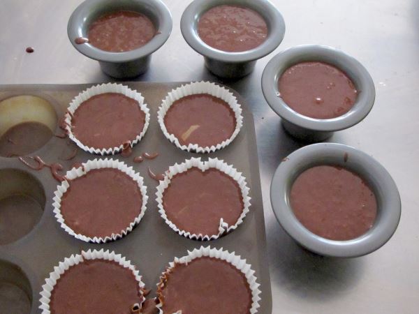 Receta casera de magdalenas de chocolate paso 7