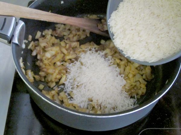  Receta arroz indio paso 5