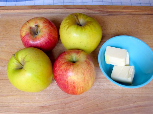 Receta de manzanas al horno. Ingredientes