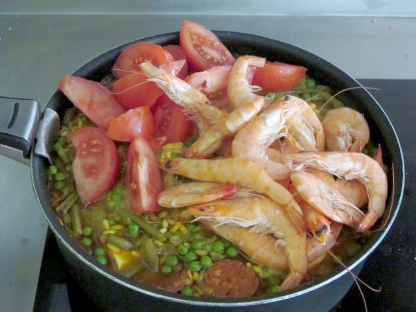 Receta de paella a la francesa paso 10