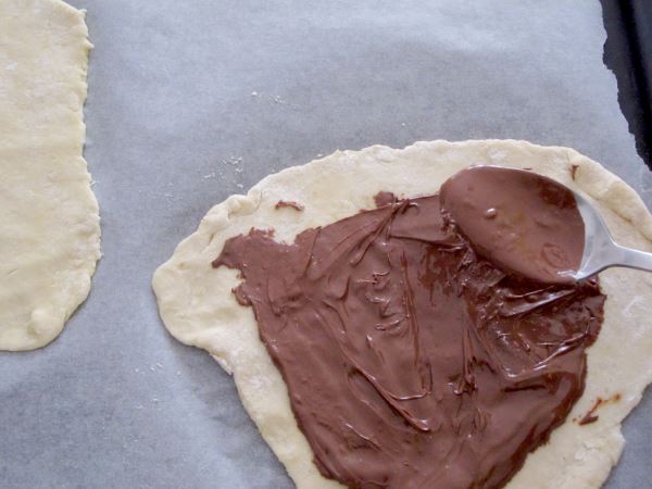 Receta pizza nutella paso 3