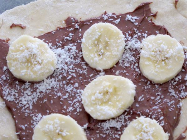 Receta pizza nutella paso 4