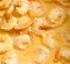 Receta arroz con gambas y curry. Paso 3.