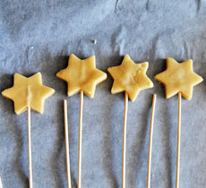 Receta galletas de varita mágica. Paso 3.