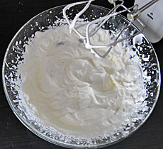 mousse de cerezas paso 2